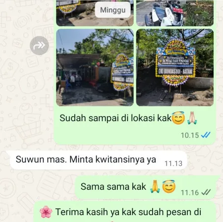 Pengiriman Papan Bunga Duka Jono Bayan